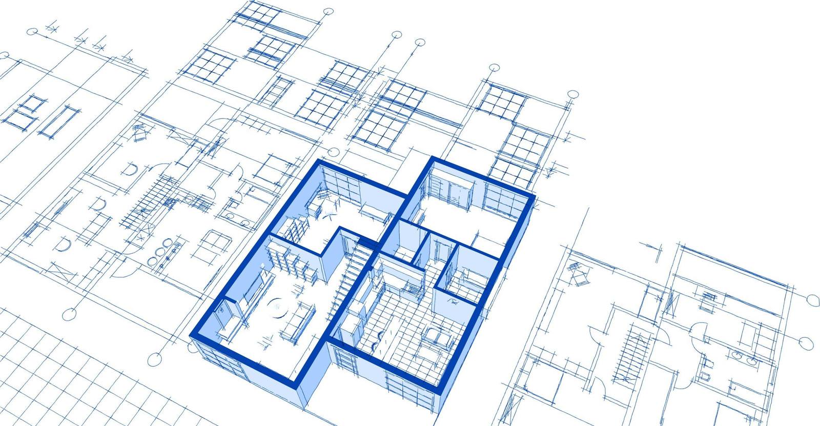 Fire compartmentation works in progress inside a building