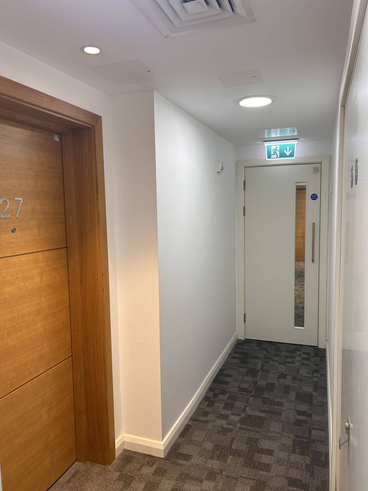 fire door inspections in a corridor brighton